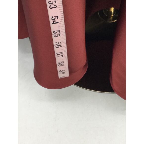 AW BRIDAL SZ 4 S burgundy April wedding guest cocktail party maxi dress NEW B21 - Picture 5 of 9